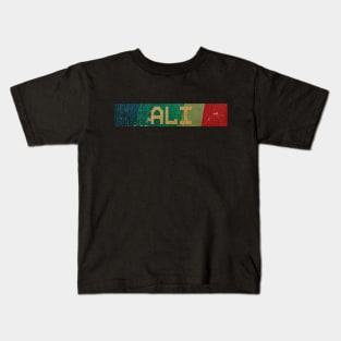 ali  - RETRO COLOR - VINTAGE Kids T-Shirt